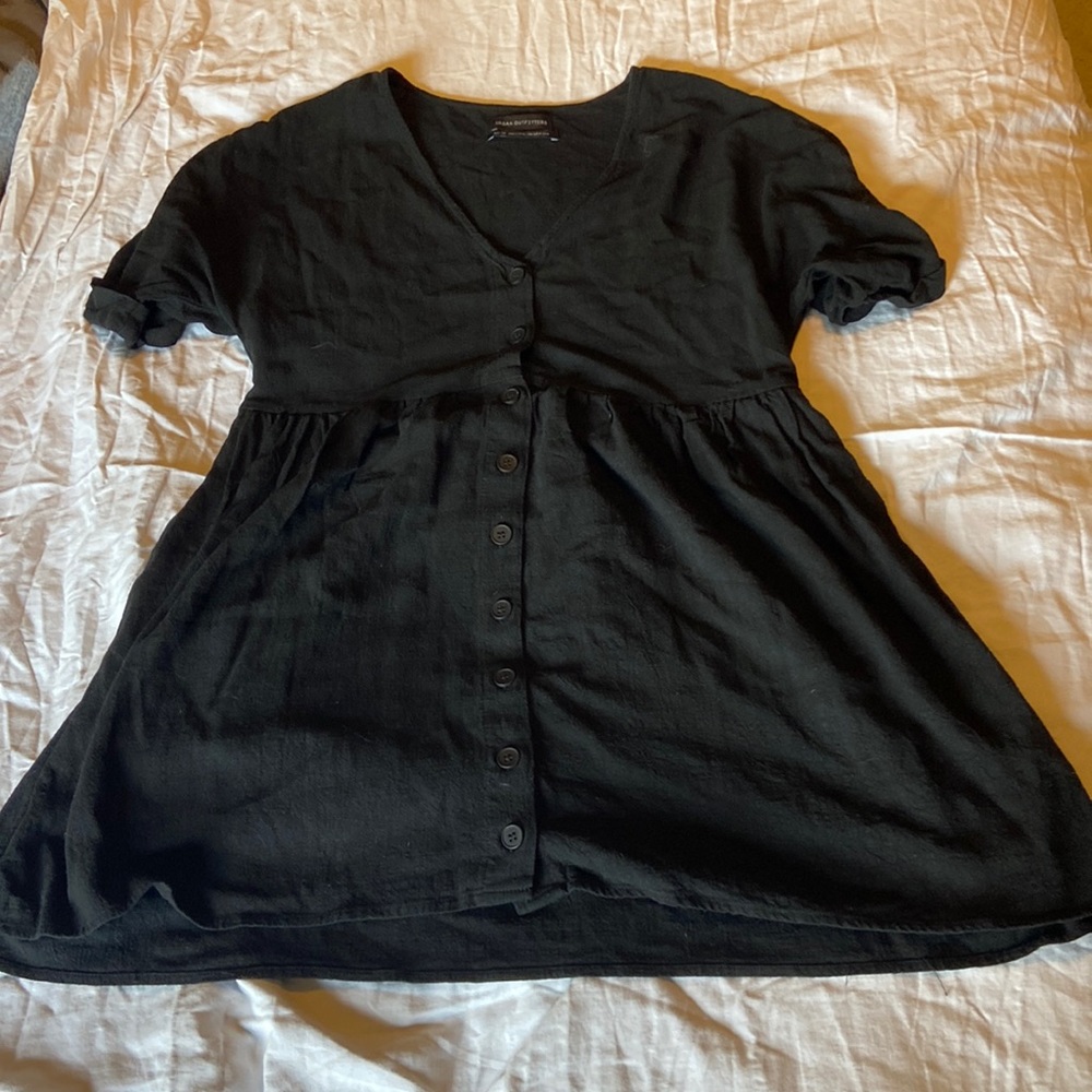 Urban Outfitters Black Tshirt Dress Size XS